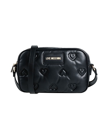 LOVE MOSCHINO Borsa a tracolla Nero 100% Poliuretano
