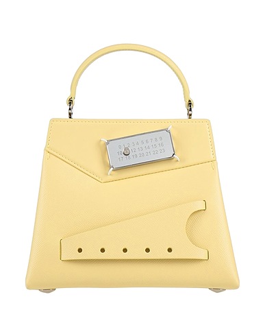 MAISON MARGIELA Borsa a mano Giallo 100% Pelle di bovino, Ottone, Zinco