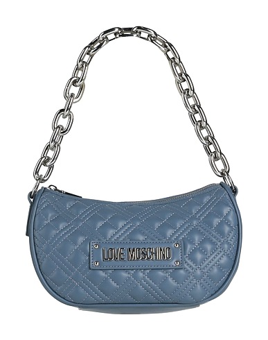 LOVE MOSCHINO Handtasche Taubenblau 100% Polyurethan