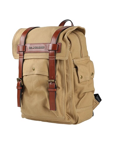 U.S.POLO ASSN. Rucksacks Sand 90% Other Fibres, 10% Polyurethane