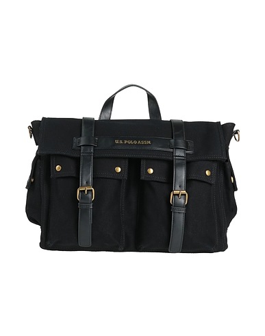 U.S.POLO ASSN. Handbag Black 90% Textile fibres, 10% Polyurethane
