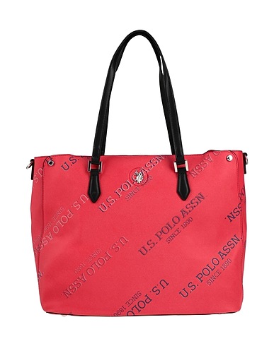 U.S.POLO ASSN. Handbag Red 100% PVC - Polyvinyl chloride