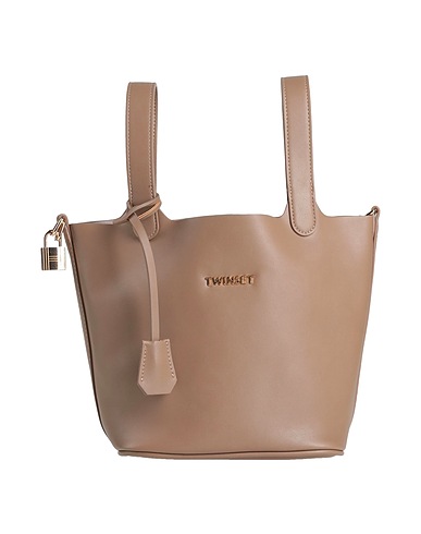 TWINSET Handbag Brown 100% Polyurethane