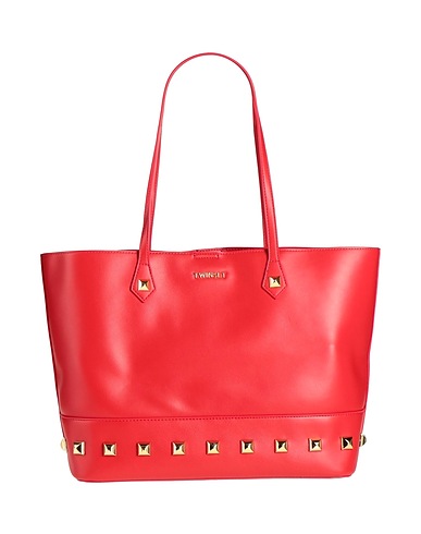 TWINSET Handbag Red 100% Polyurethane