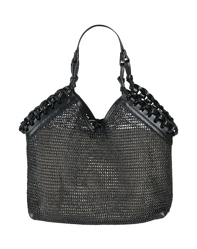 GIANNI CHIARINI Borsa a mano Nero Polietilene, Pelle di bovino