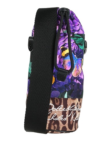 DOLCE&GABBANA Anderes Accessoire Violett 80% Polyamid, 20% Kalbsleder