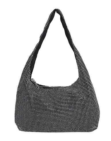 PIECES Handbag Black 100% Polyester