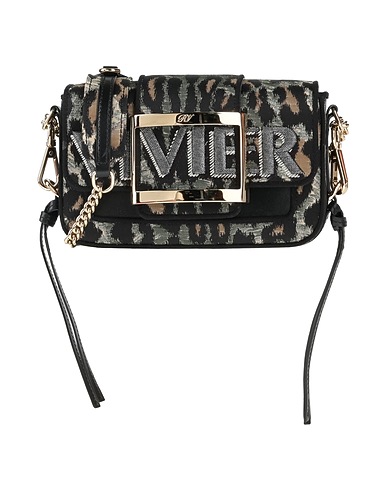 ROGER VIVIER Across-body bag Military green Polyester, Acetate, Silk