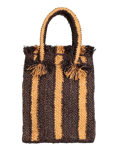 SANS-ARCIDET Handbag Dark brown Textile fibres