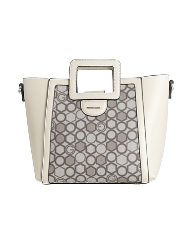 GATTINONI Handbag Beige 60% Polyurethane, 40% PVC - Polyvinyl chloride