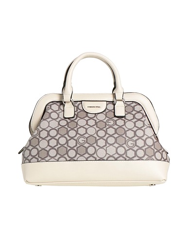 GATTINONI Handbag Light grey 50% PVC - Polyvinyl chloride, 50% Polyurethane