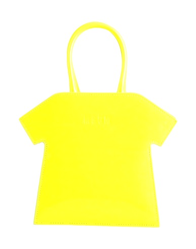 MSGM Handbag Yellow 100% Polyurethane