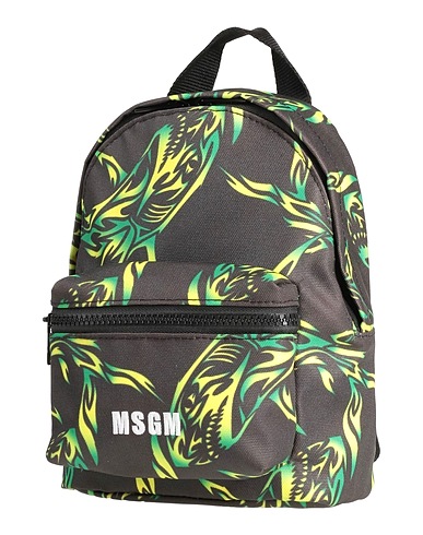 MSGM Backpacks Black 100% Polyester