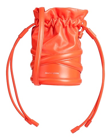 MCQUEEN Cross-body bags Tomato red Calfskin
