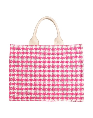 MARC ELLIS Handbag Fuchsia Textile fibers, Soft Leather
