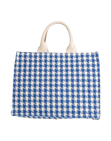 MARC ELLIS Handbag Bright blue Textile fibres, Soft Leather
