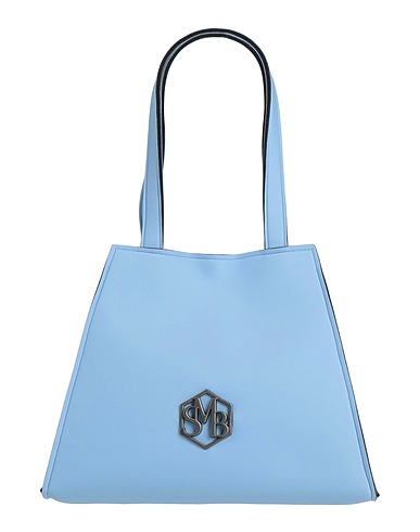SAVE MY BAG ハンドバッグ スカイブルー ナイロン 78% / ポリウレタン 22%