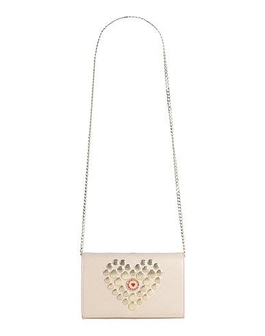 LOVE MOSCHINO Handbag Beige 100% Polyurethane