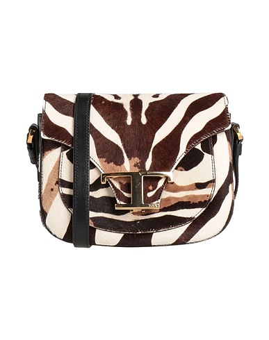 TOD'S Across-body bag Ivory Calfskin