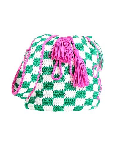 MC2 SAINT BARTH Handbags Green 100% Polyester