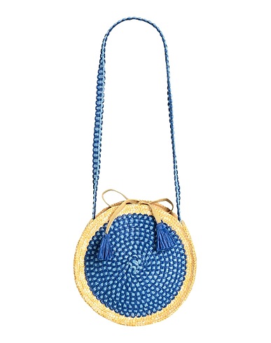 ALETTA Handbags Blue 100% Viscose