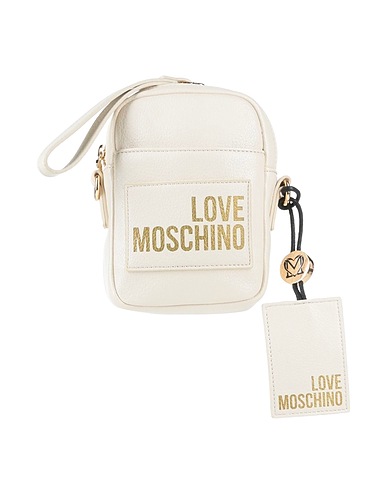 LOVE MOSCHINO Handbag Ivory 100% Polyurethane