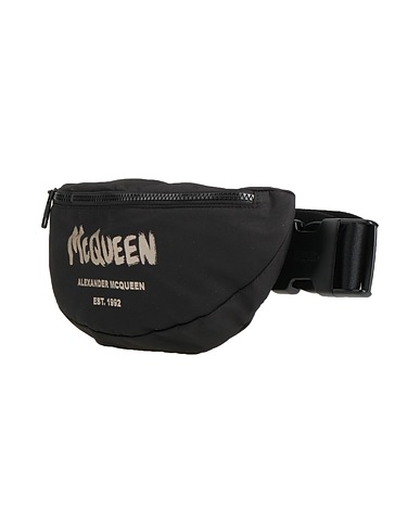 MCQUEEN Gürteltaschen Schwarz Gewebefasern, Leder
