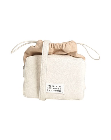 MAISON MARGIELA クロスボディバッグ ライトグレー 革（なめし加工） / 紡績繊維