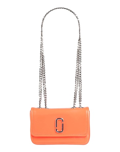 MARC JACOBS Shoulder bag Orange 100% Lambskin