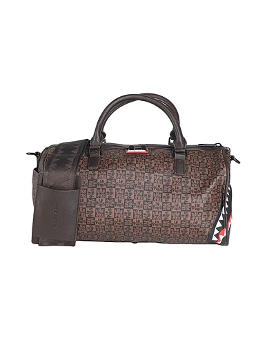 SPRAYGROUND Сумки с короткими ручками и клатчи SHARKS IN PARIS CHECK MINI DUFFEL
 Коричневый 100% ПВХ (Поливинилхлорид)