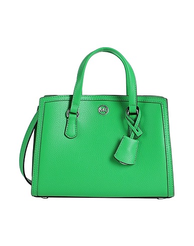MICHAEL MICHAEL KORS Borsa a mano Verde 100% Pelle di bovino