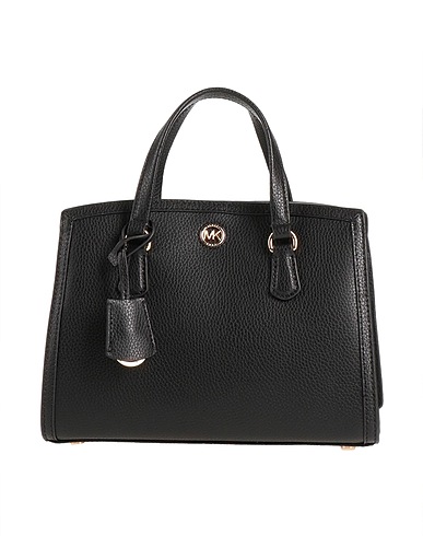MICHAEL MICHAEL KORS Borsa a mano Nero 100% Pelle di bovino