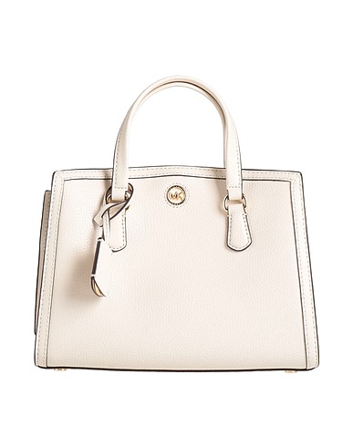 MICHAEL MICHAEL KORS Borsa a mano Avorio 100% Pelle di bovino