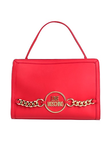 LOVE MOSCHINO Handtasche Rot 100% Polyurethan