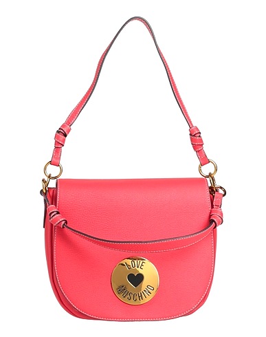 LOVE MOSCHINO Handbag Red 100% Calfskin