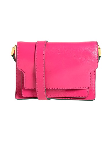 MARNI Across-body bag Magenta 100% Leather