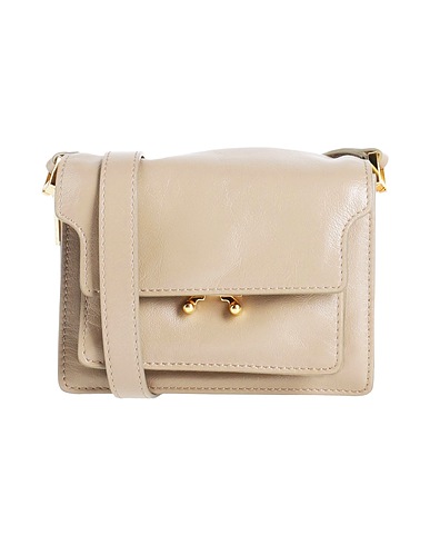 MARNI Across-body bag Grey 100% Soft Leather