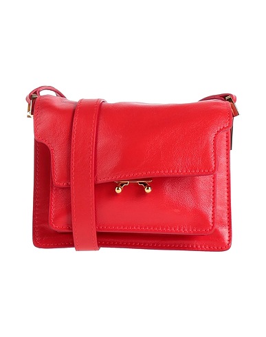 MARNI Borsa a tracolla Rosso 100% Pelle
