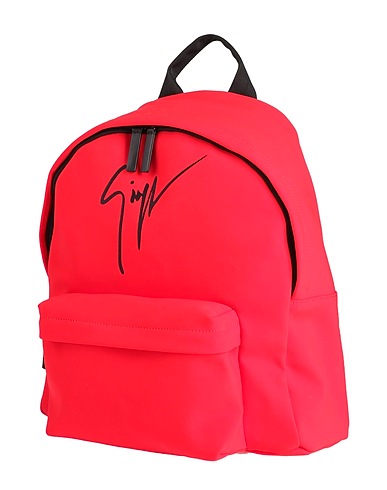 GIUSEPPE ZANOTTI Rucksacks Red Textile fibres