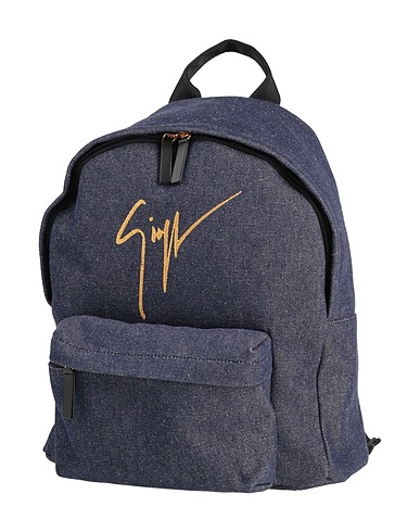 GIUSEPPE ZANOTTI Zaini Blu Fibre tessili