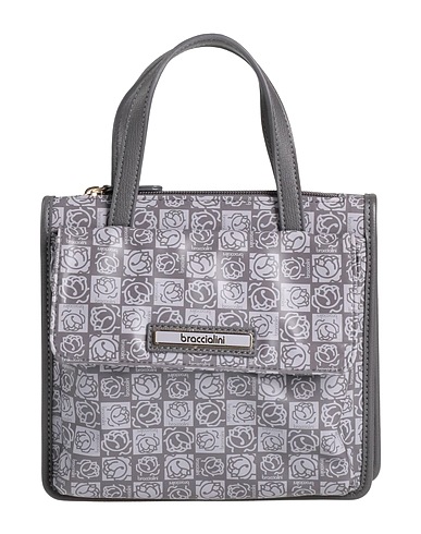 BRACCIALINI Handbag Grey Textile fibres