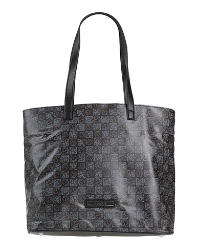 BRACCIALINI Schultertasche Schwarz Gewebefasern