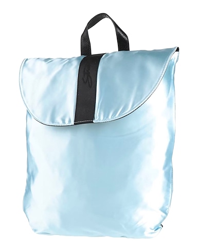 TOSCA BLU Zaini Celeste Pelle, Fibre tessili