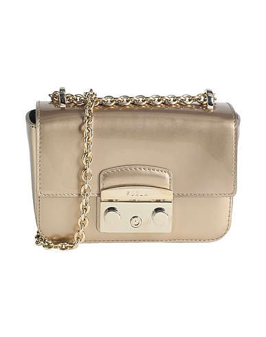 FURLA Cross-body bags Platinum 100% Calfskin