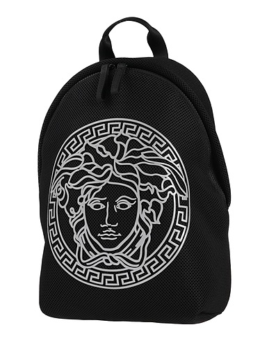 VERSACE YOUNG Backpack & fanny pack Black 100% Polyester