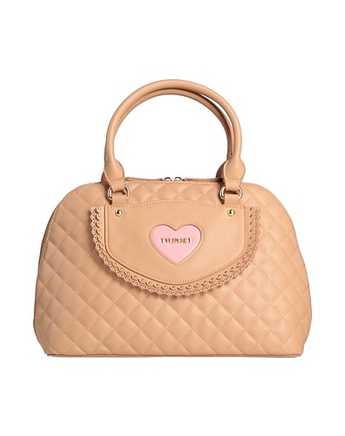 TWINSET Borsa a mano Sabbia 100% Poliuretano