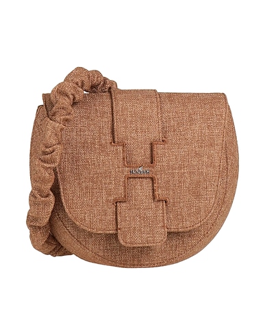 HOGAN Cross-body bags Soft Leather, Textile fibers
