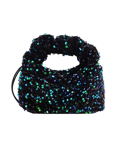 8 by YOOX Borsa a mano Verde 100% Poliestere