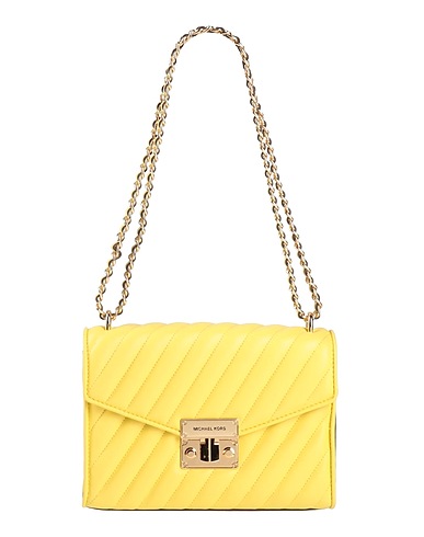 MICHAEL MICHAEL KORS Shoulder bag Yellow Textile fibres