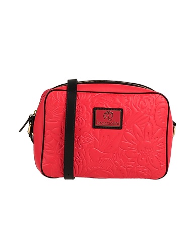 BRACCIALINI Across-body bag Coral Textile fibres
